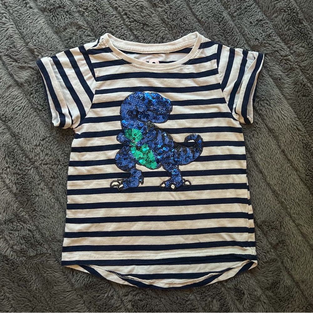 Cotton On Sequined Dinosaur Tee